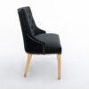 Majestic Gold Black High Back Bench