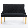Majestic Gold Black High Back Bench
