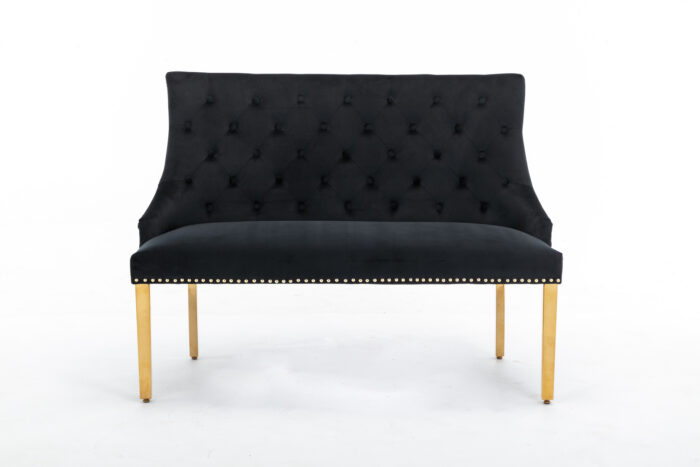 Majestic Gold Black High Back Bench