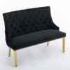 Majestic Gold Black High Back Bench