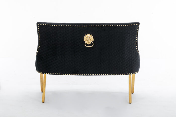 Majestic Gold Black High Back Bench