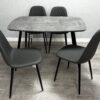 Boston 120cm Table with 4 Chairs