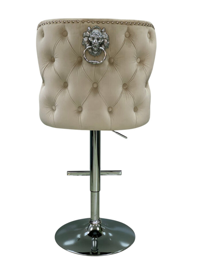 Valentino Mink Velvet Bar Stool