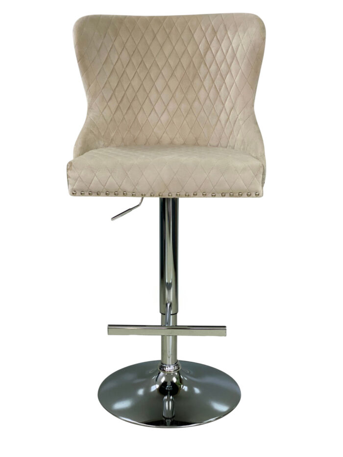 Valentino Mink Velvet Bar Stool