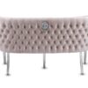 Valentino Mink Velvet Bench
