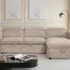 Capri Sofabed Beige Universal Corner