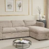 Capri Sofabed Beige Universal Corner