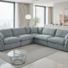 Berlin Sofa Grey Large Corner