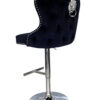 Valentino Black Velvet Bar Stool