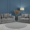Harley Jumbo Sofa Grey 3+2 Set