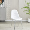 Mexico White PU Dining Chair Set of 4