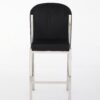 Fabio Black Silver Breakfast Stools