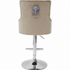 Majestic Mink Fabric Bar Stool