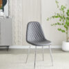 Mexico Grey PU Dining Chair Set of 4
