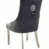 Majestic Dark Grey Velvet Dining Chair Set of 2