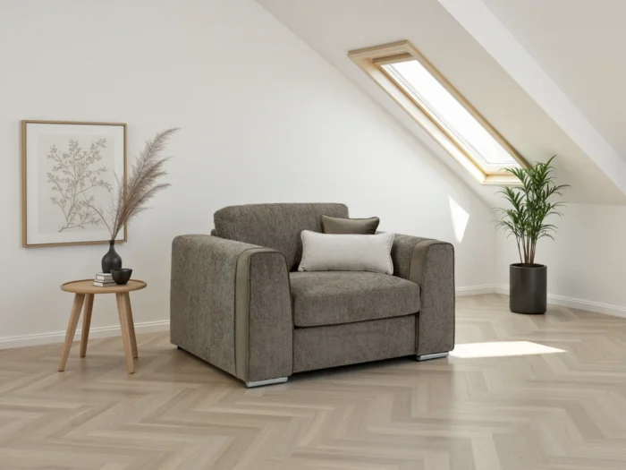 Naples Sofa Mocha Armchair