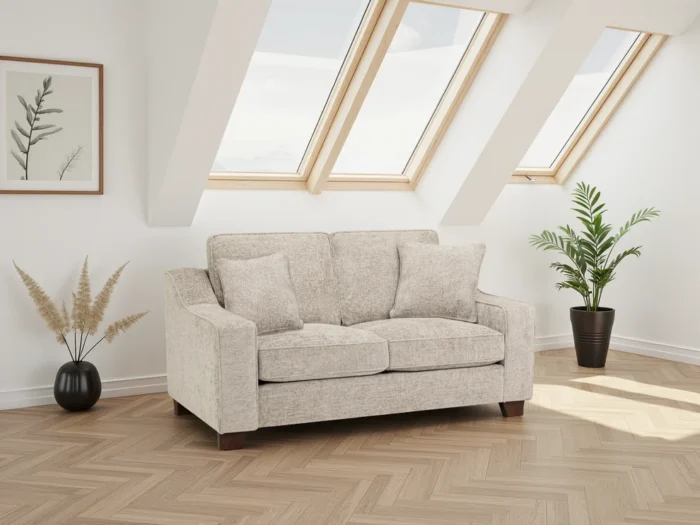 Nebraska Sofa Stone 2 Seater