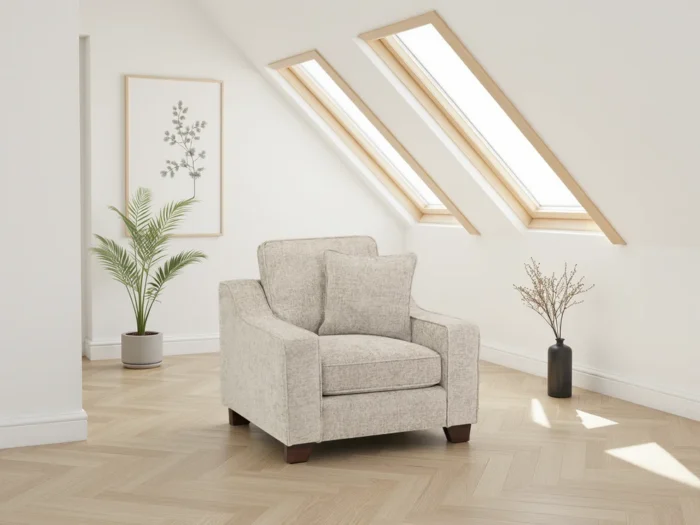 Nebraska Sofa Stone Armchair
