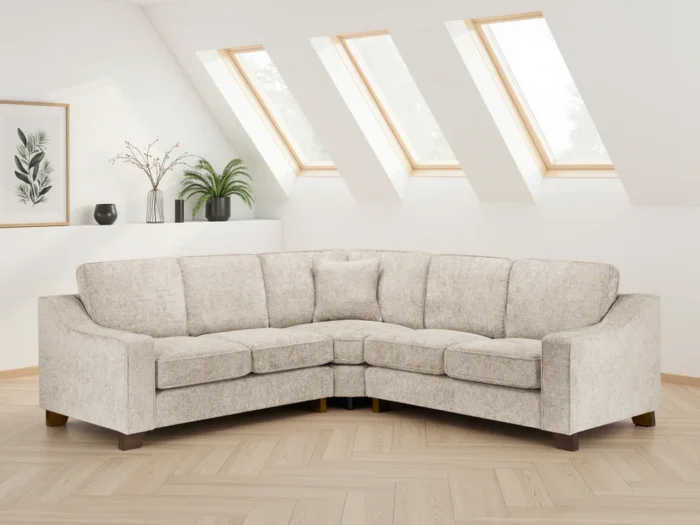 Nebraska Sofa Stone Large Corner