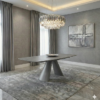 1XqkiUjA Gstaad Grey Extendable Stone Table