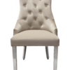 Majestic Mink Velvet Dining Chair Set of 2