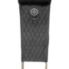 Sofia Grey Colour Chrome Leg Lion Knocker Dining Chair Set of 2