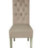 Sofia Mink Colour Chrome Leg Lion Knocker Dining Chair Set of 2