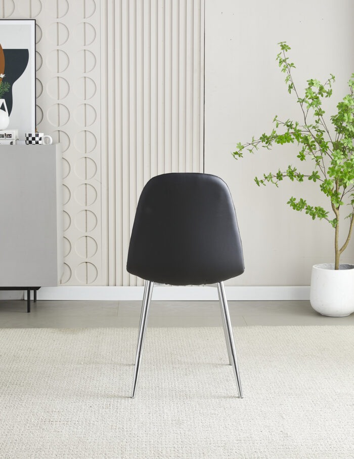 Mexico Black PU Dining Chair Set of 4