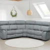 Linden Electric Recliner Sofa Grey Large Corner