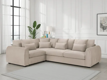 Mirabel Sofa Mocha Left Hand Facing Corner