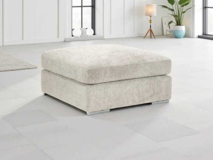 Naples Sofa Beige Footstool