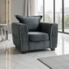 Serena Sofa Black Armchair