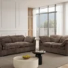 Quetta Sofa Brown 3+2 Set