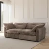 Quetta Sofa Brown 3 Seater