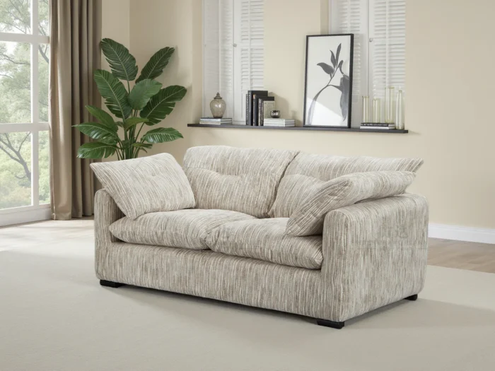 Quetta Sofa GreySilver 2 Seater