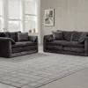 Solaya Sofa Black 3+2 Set