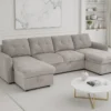 Moscow Sofabed Beige U Shape Corner