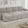 Moscow Sofabed Beige U Shape Corner