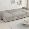 Moscow Sofabed Beige U Shape Corner