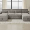 Hudson Sofabed Grey U Shape Corner