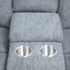 Owen Electric Recliner Sofa Grey Large Corner