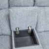 Owen Electric Recliner Sofa Grey Large Corner
