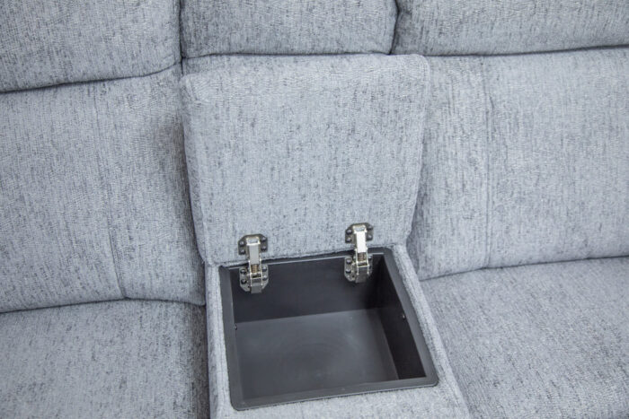 Owen Electric Recliner Sofa Grey Large Corner