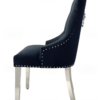 Majestic Black Velvet Dining Chair Set of 2