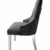 Majestic Dark Grey Velvet Dining Chair Set of 2