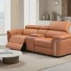 3_2TanWhiteBackground_2 Somerville Electric Recliner Sofa Tan 2 Seater