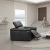 Somerville Electric Recliner Sofa Black Armchair