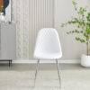 Mexico White PU Dining Chair Set of 4