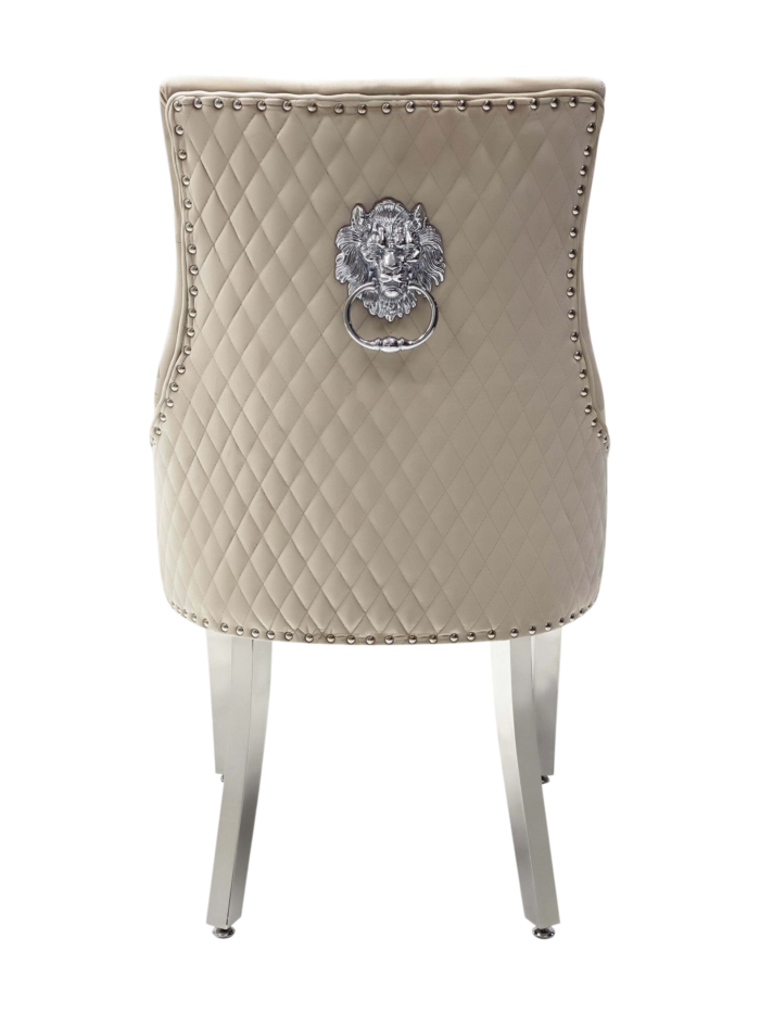 Majestic Mink Velvet Dining Chair Set of 2