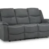 Harald Electric Recliner Sofa Graphite 3 Seater